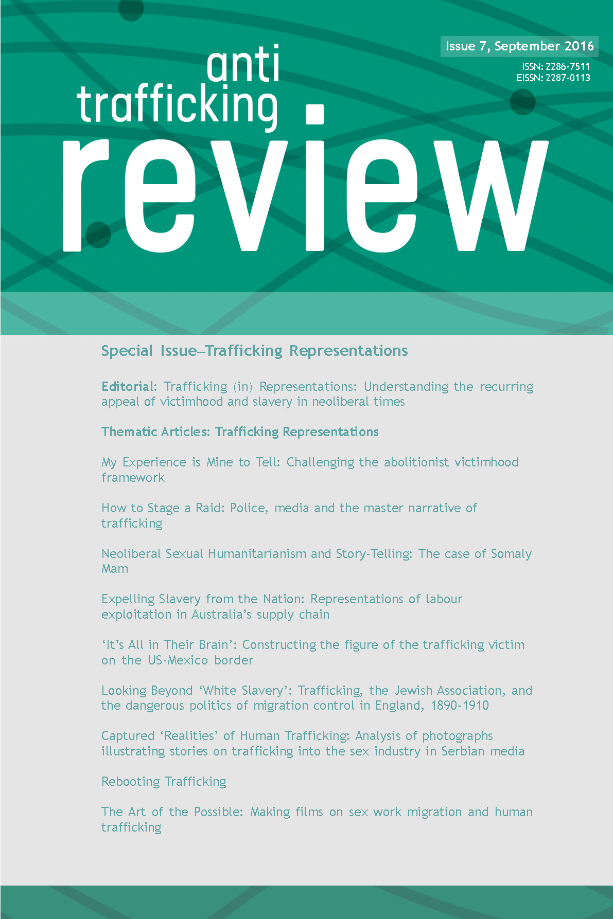 					View No. 7 (2016): Special Issue—Trafficking Representations
				