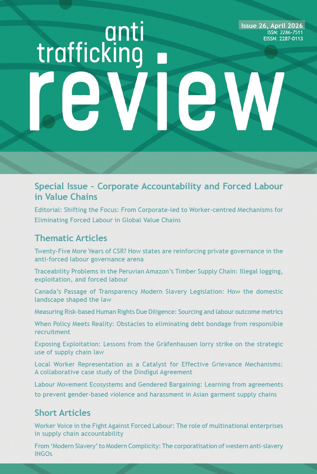					View No. 26 (2026): Special Issue - Corporate Accountability and Forced Labour in Value Chains
				